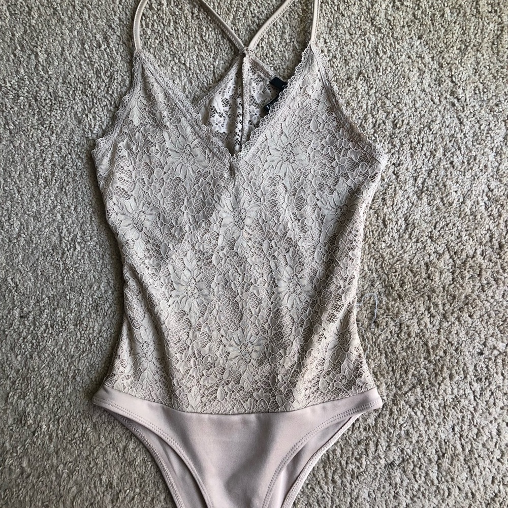 Nude Lace Bodysuit